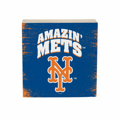 New York Mets Plock, Down Home Fans, 6x6 - MLB Home