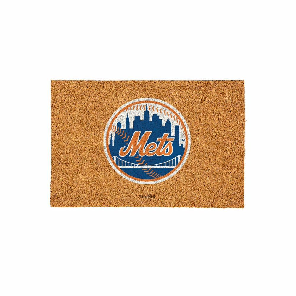 New York Mets Large Full Color Coir Mat, 36"x24" - MLB