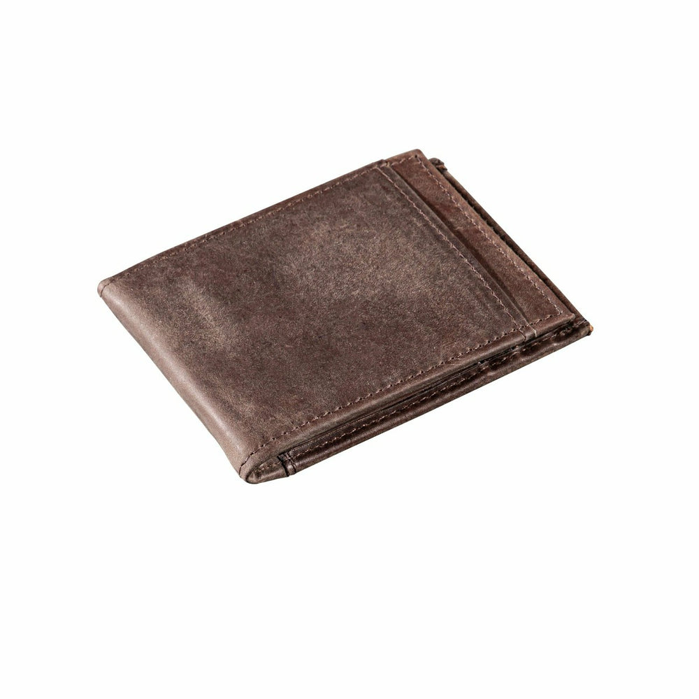 New York Mets Front Pocket Wallet w/ RFID Blocking Brown - MLB Home