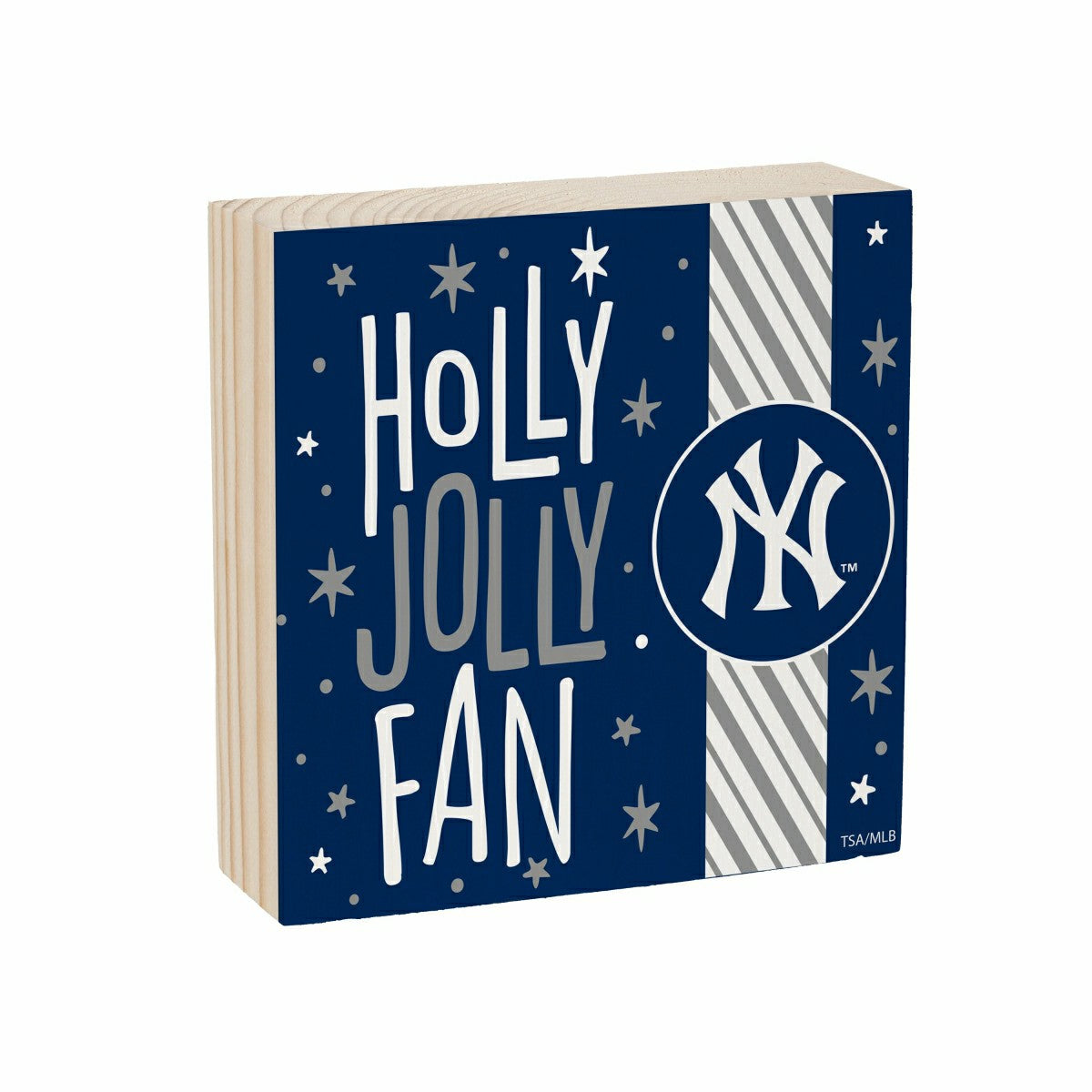 New York Yankees Block, Holiday, 6x6 - MLB Home