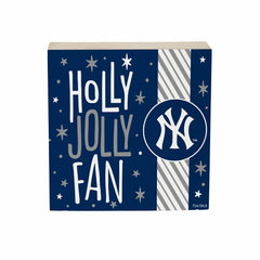 New York Yankees Block, Holiday, 6x6 - MLB Home