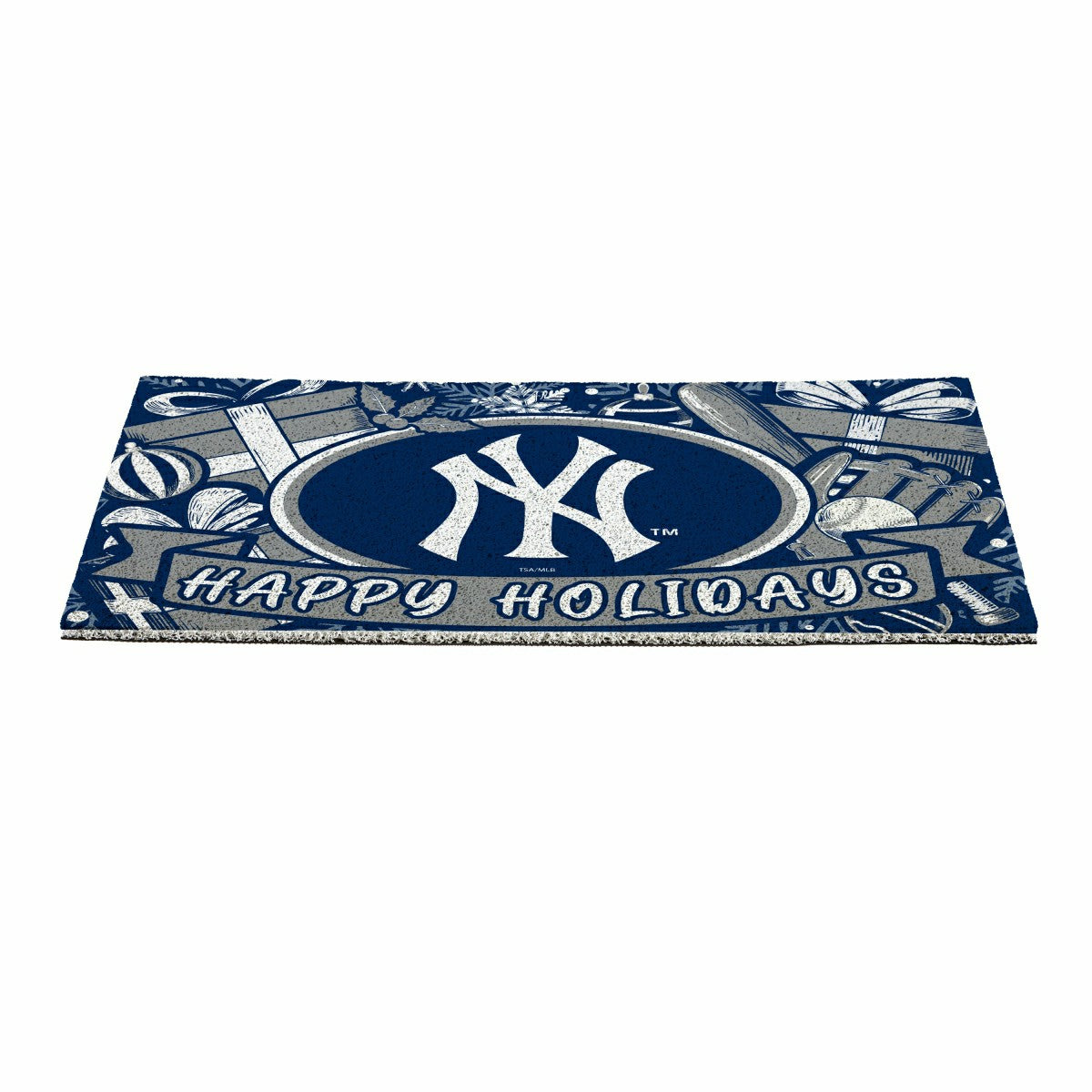 New York Yankees Holiday PVC Mat, 28"x16" - MLB