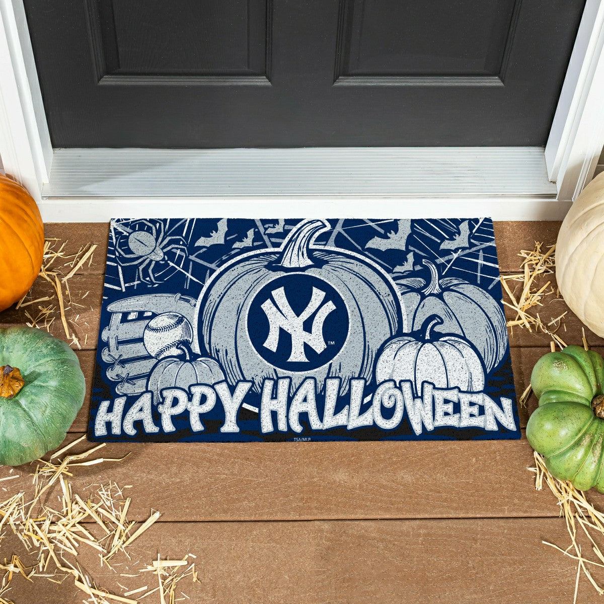 New York Yankees Halloween PVC Mat, 28"x16" - MLB