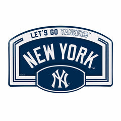 New York Yankees USA Embossed Steel Wall Sign, 11" x 17" - MLB Home