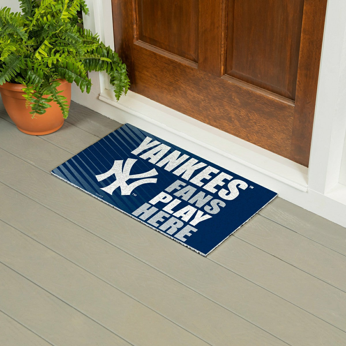 New York Yankees Fan Mat, 28"x16" - MLB