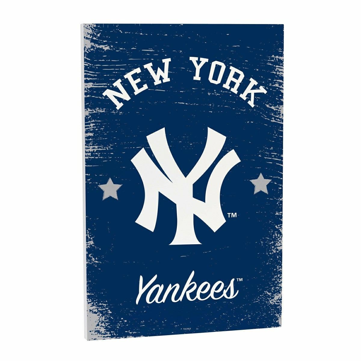 New York Yankees Wood Wall Sign, 16x24 - MLB Home