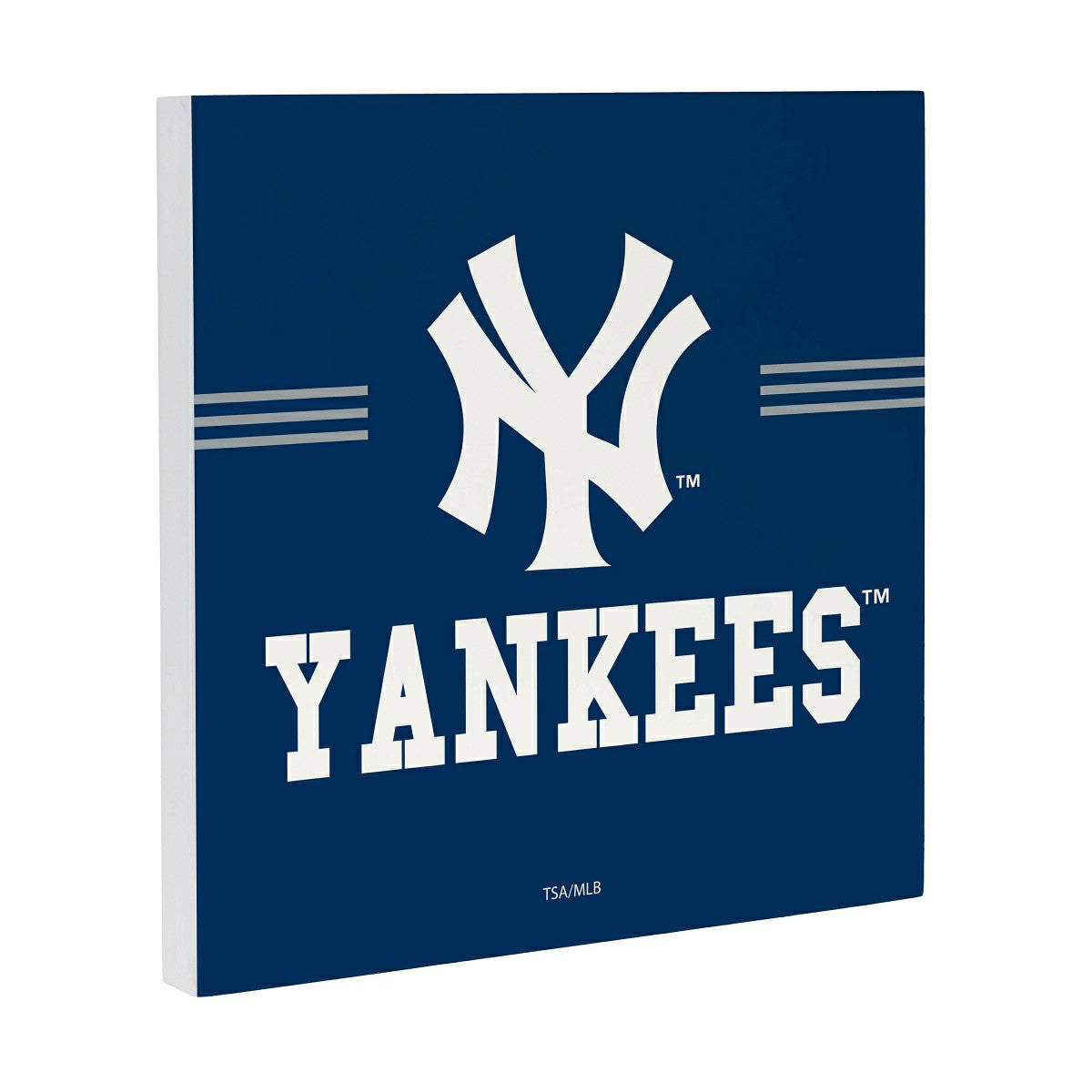 New York Yankees Wood Wall Sign, 12x12 - MLB Home