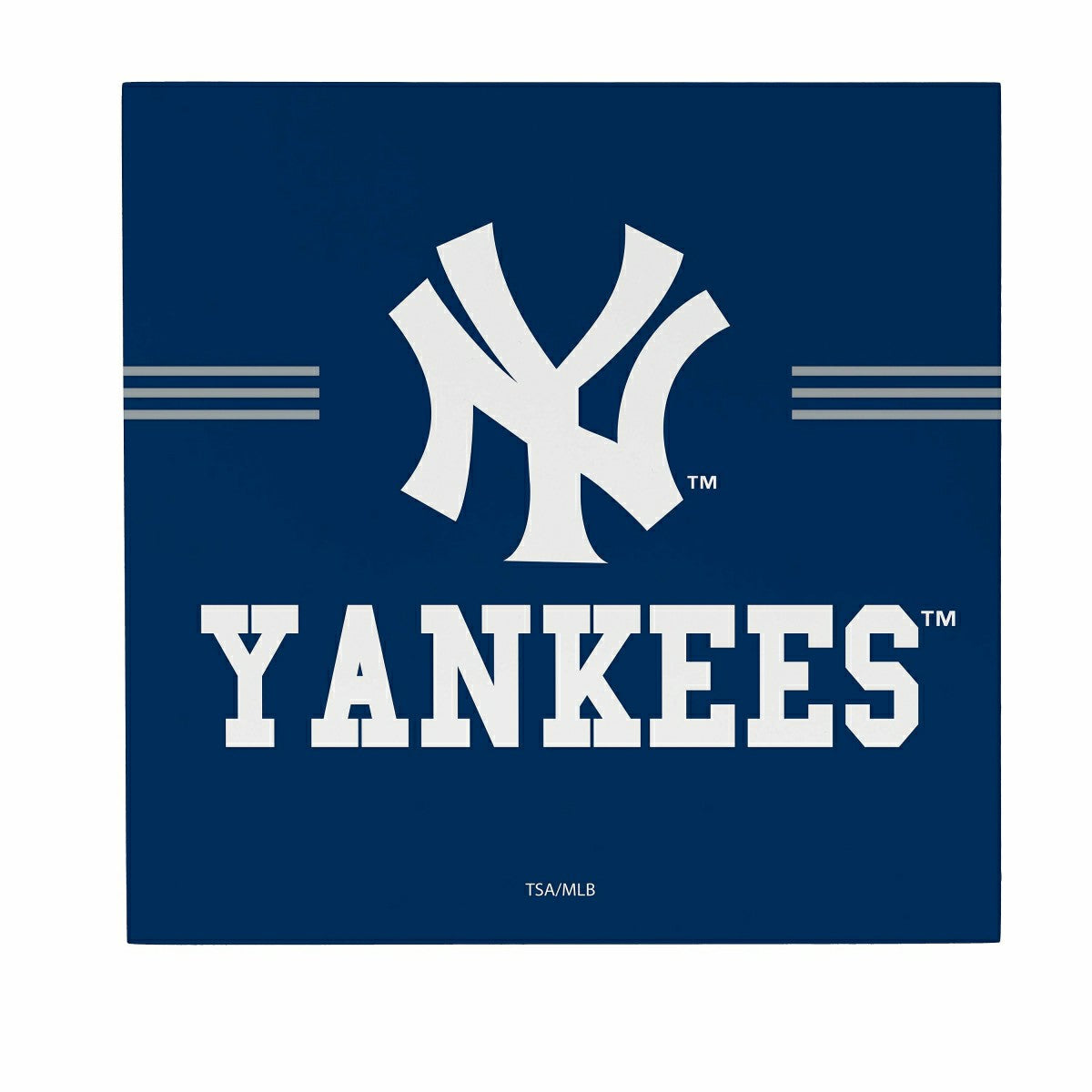 New York Yankees Wood Wall Sign, 12x12 - MLB Home