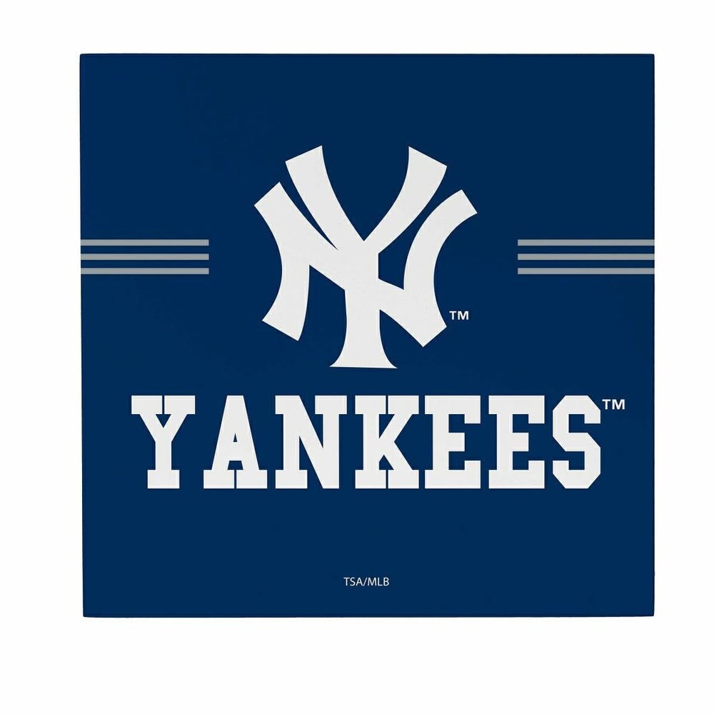 New York Yankees Wood Wall Sign, 12x12 - MLB Home