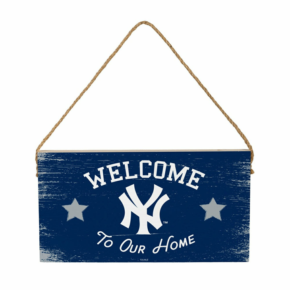 New York Yankees Wood Wall Sign, 6x11 - MLB Home