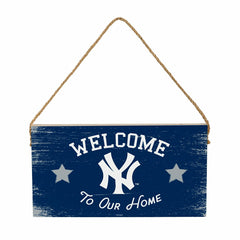 New York Yankees Wood Wall Sign, 6x11 - MLB Home