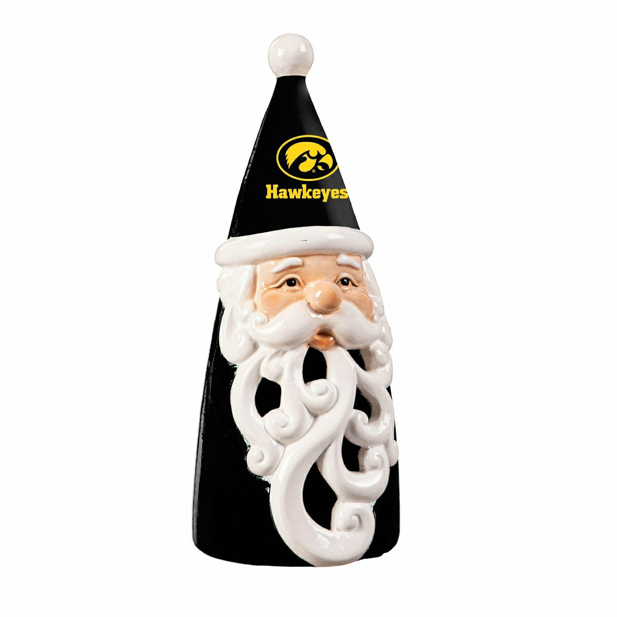 University of Iowa Santa LED Statuary, 8" - Sale Collegiate Home