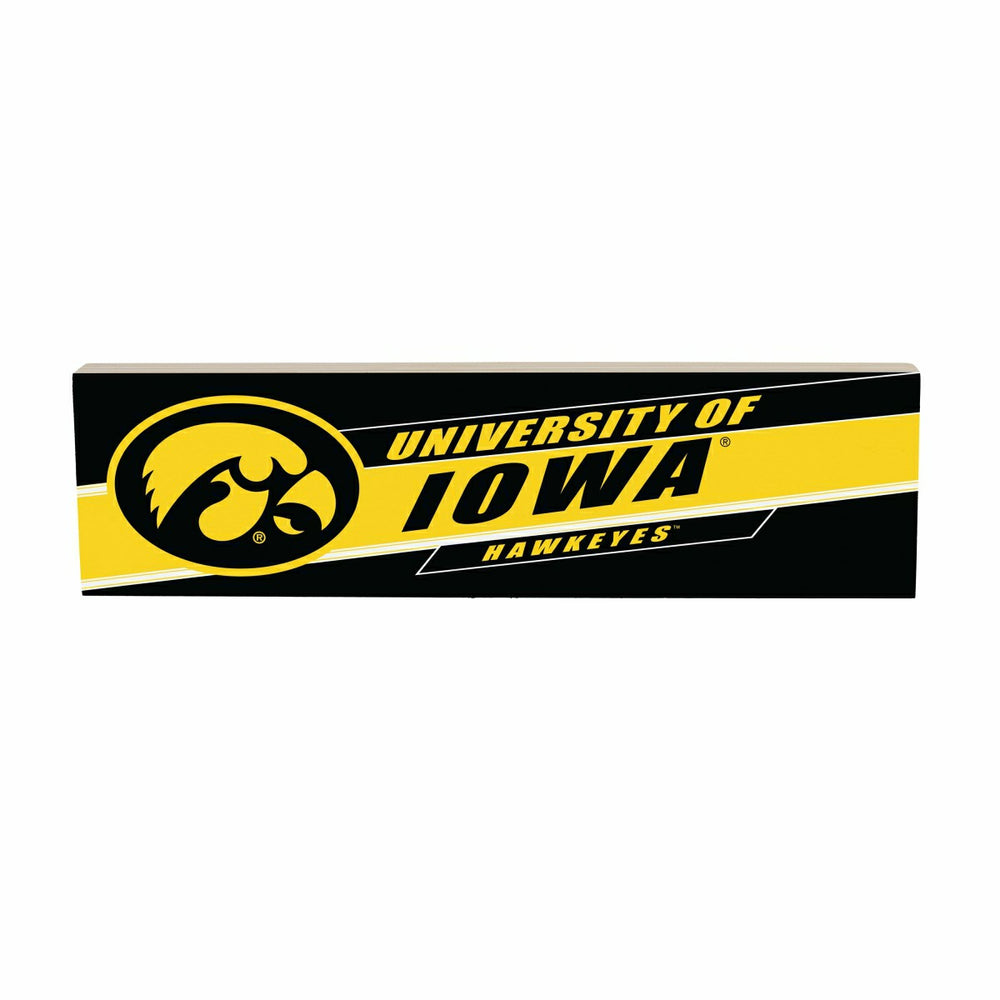 University of Iowa Mantle Sign, Down Home Fans, 5x18 - Sale Collegiate Home