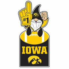 University of Iowa Gnome Metal Sign 10"L x 30"H - Sale Collegiate Home