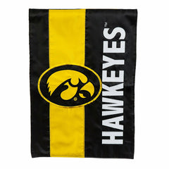 University of Iowa Embellished Garden Flag - Sale Collegiate Home