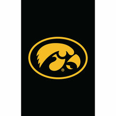 University of Iowa Applique House Flag - Sale Collegiate Home