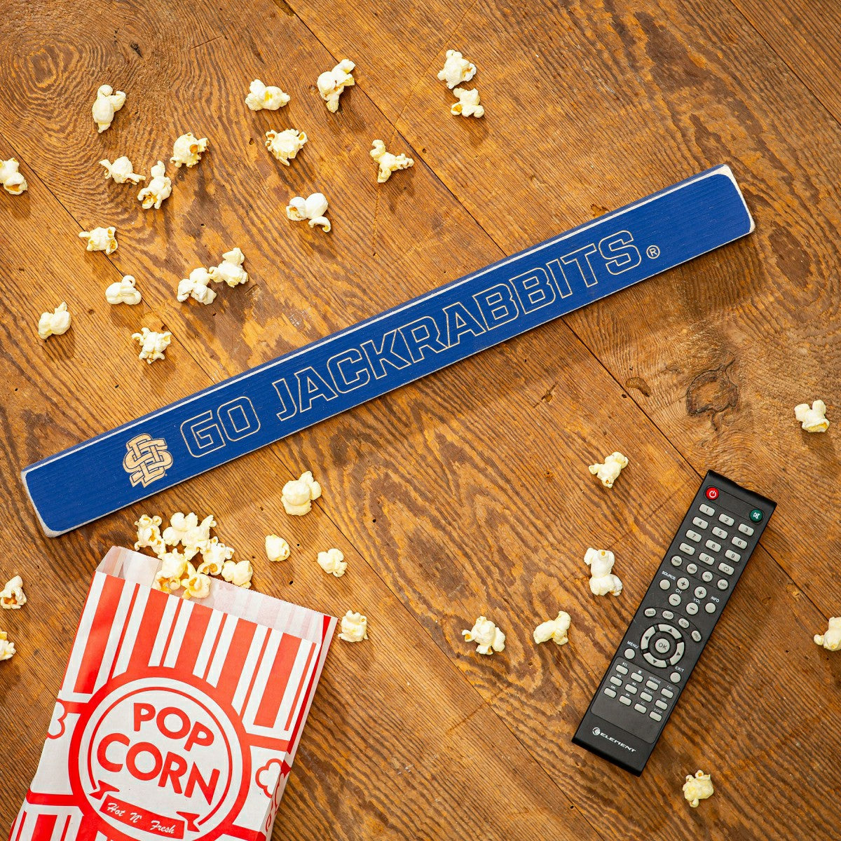 South Dakota State University Engraved Wood Sign, 1.5" x 18" - Sale Collegiate Home
