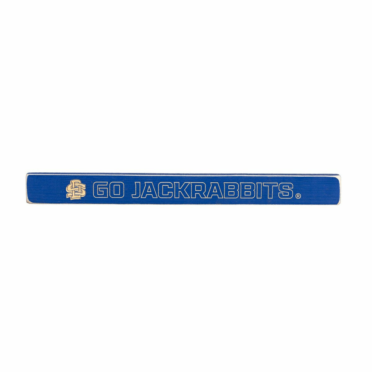 South Dakota State University Engraved Wood Sign, 1.5" x 18" - Sale Collegiate Home
