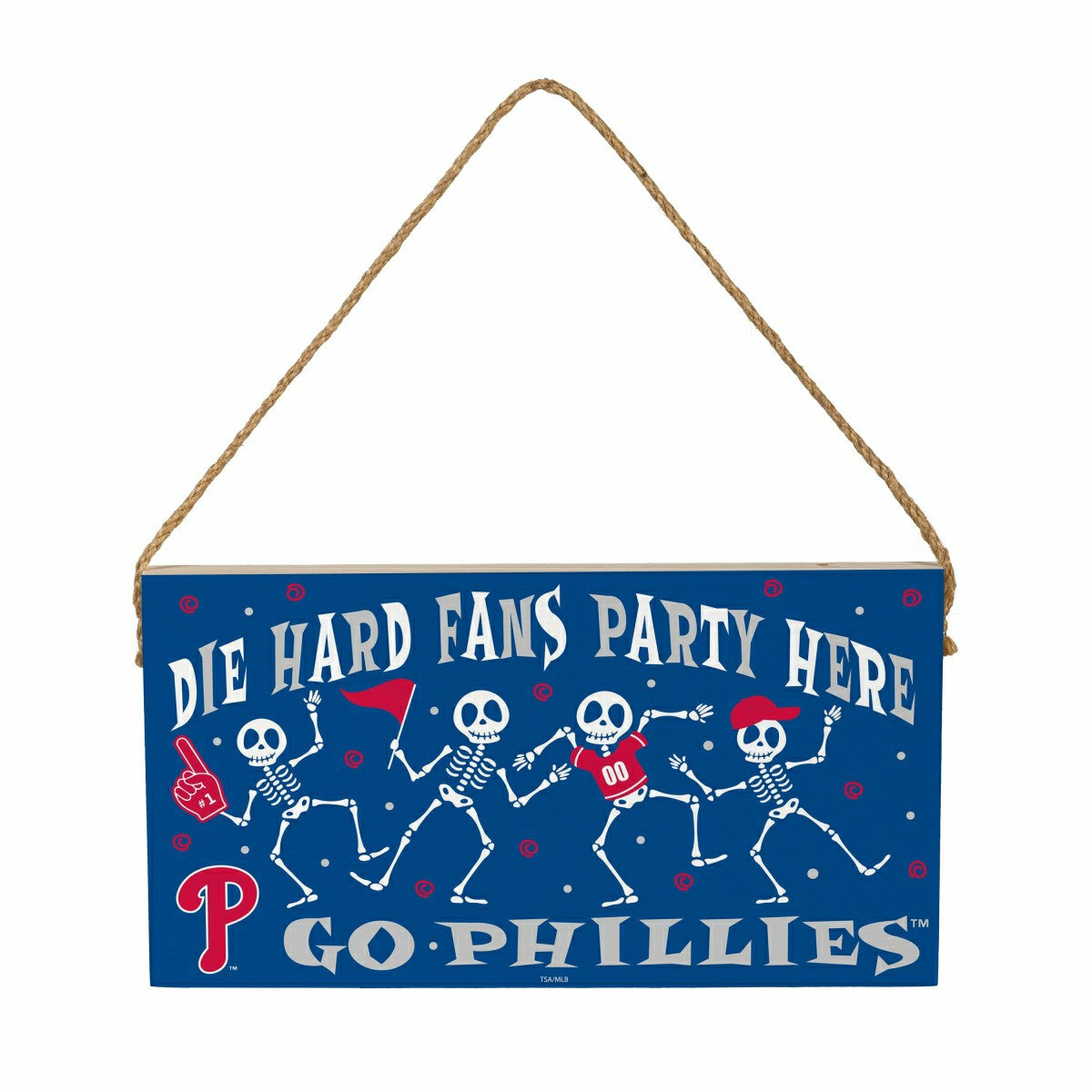 Philadelphia Phillies Halloween Wood Wall Sign, 6x11 - MLB Home