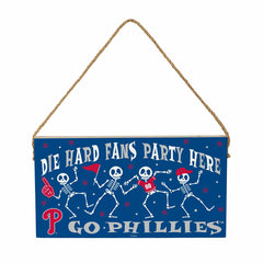Philadelphia Phillies Halloween Wood Wall Sign, 6x11 - MLB Home