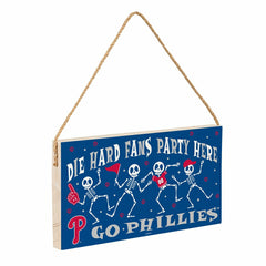 Philadelphia Phillies Halloween Wood Wall Sign, 6x11 - MLB Home