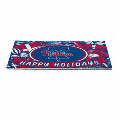 Philadelphia Phillies Holiday PVC Mat, 28"x16" - MLB