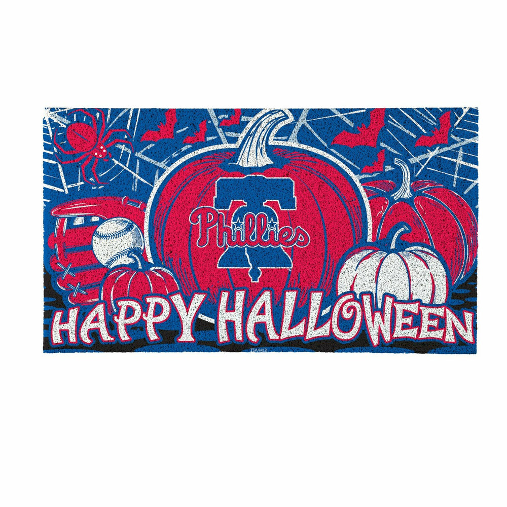 Philadelphia Phillies Halloween PVC Mat, 28"x16" - MLB