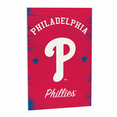 Philadelphia Phillies Wood Wall Sign, 16x24 - MLB Home