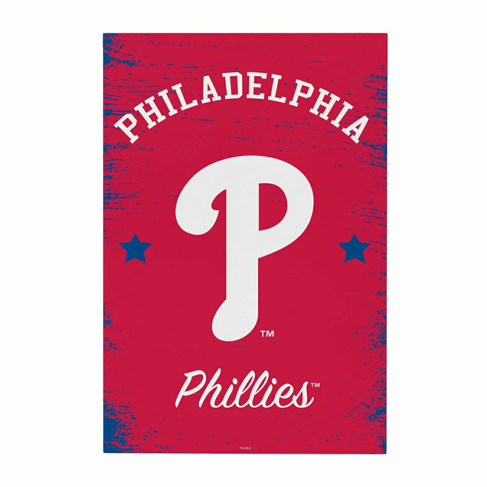 Philadelphia Phillies Wood Wall Sign, 16x24 - MLB Home