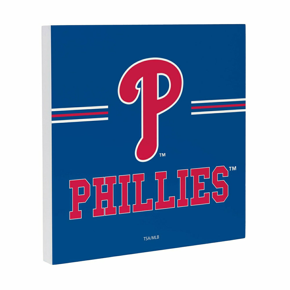 Philadelphia Phillies Wood Wall Sign, 12x12 - MLB Home