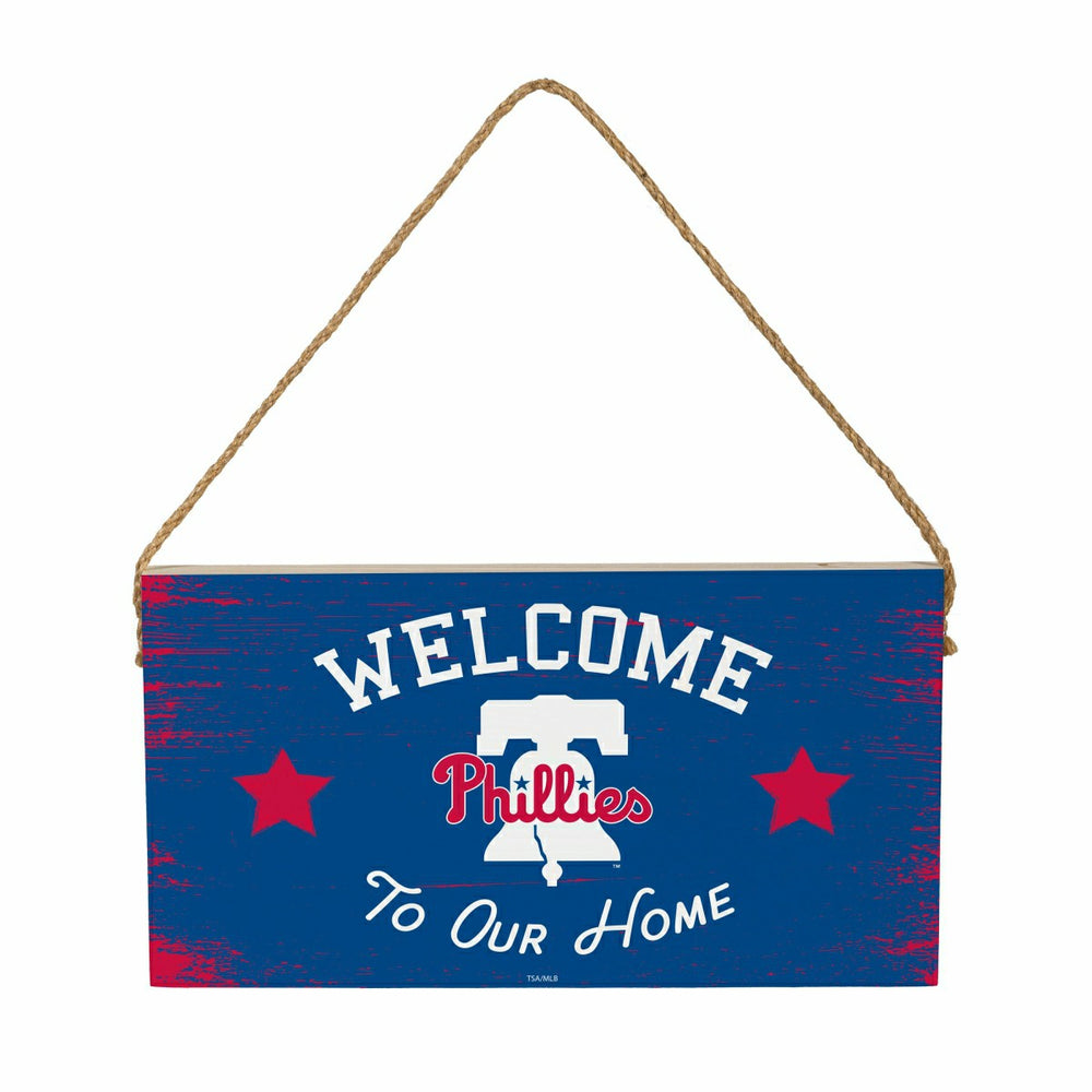 Philadelphia Phillies Wood Wall Sign, 6x11 - MLB Home