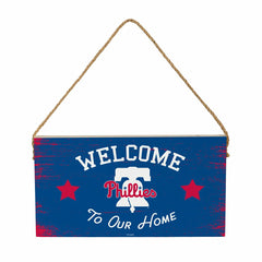 Philadelphia Phillies Wood Wall Sign, 6x11 - MLB Home