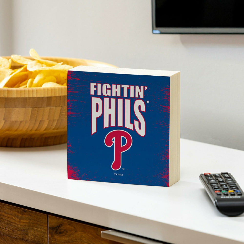 Philadelphia Phillies Plock, Down Home Fans, 6x6 - MLB Home