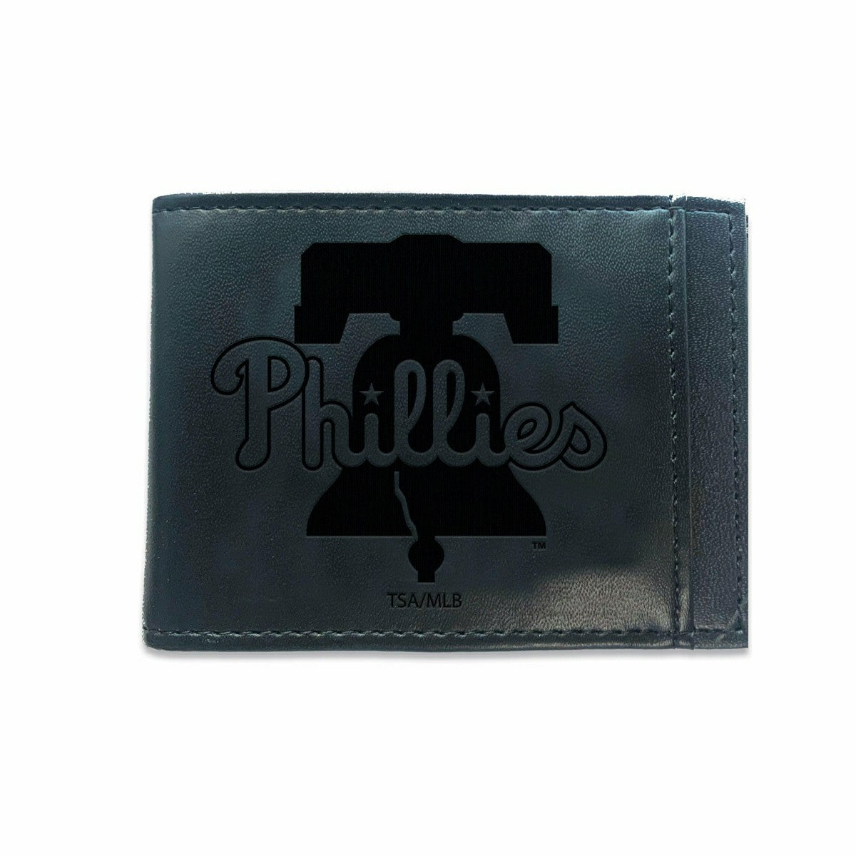 Philadelphia Phillies Front Pocket Wallet w/ RFID Blocking Black - MLB Home