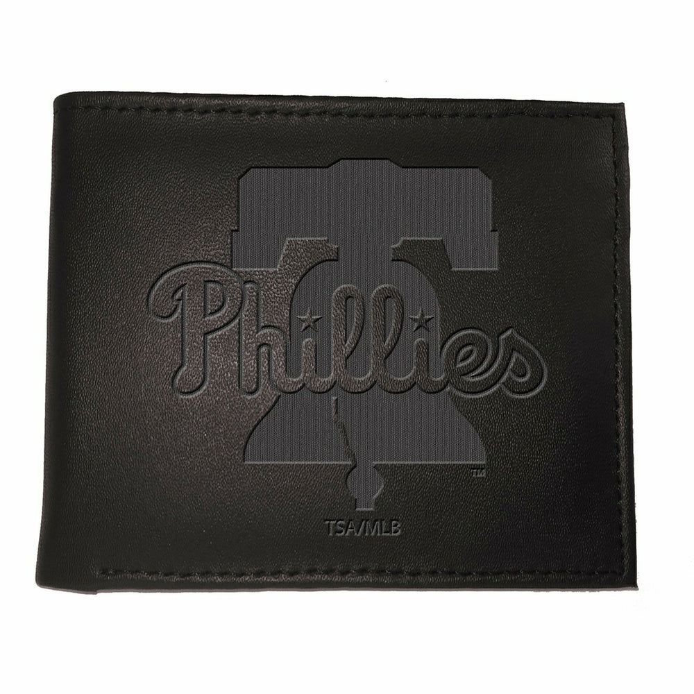 Philadelphia Phillies Bi-Fold Wallet Black - MLB Home