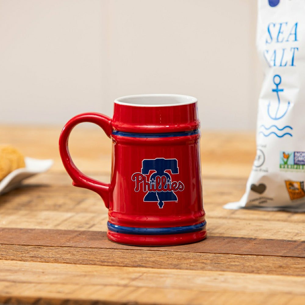 Philadelphia Phillies Ceramic Stein Cup, 24oz - MLB Home