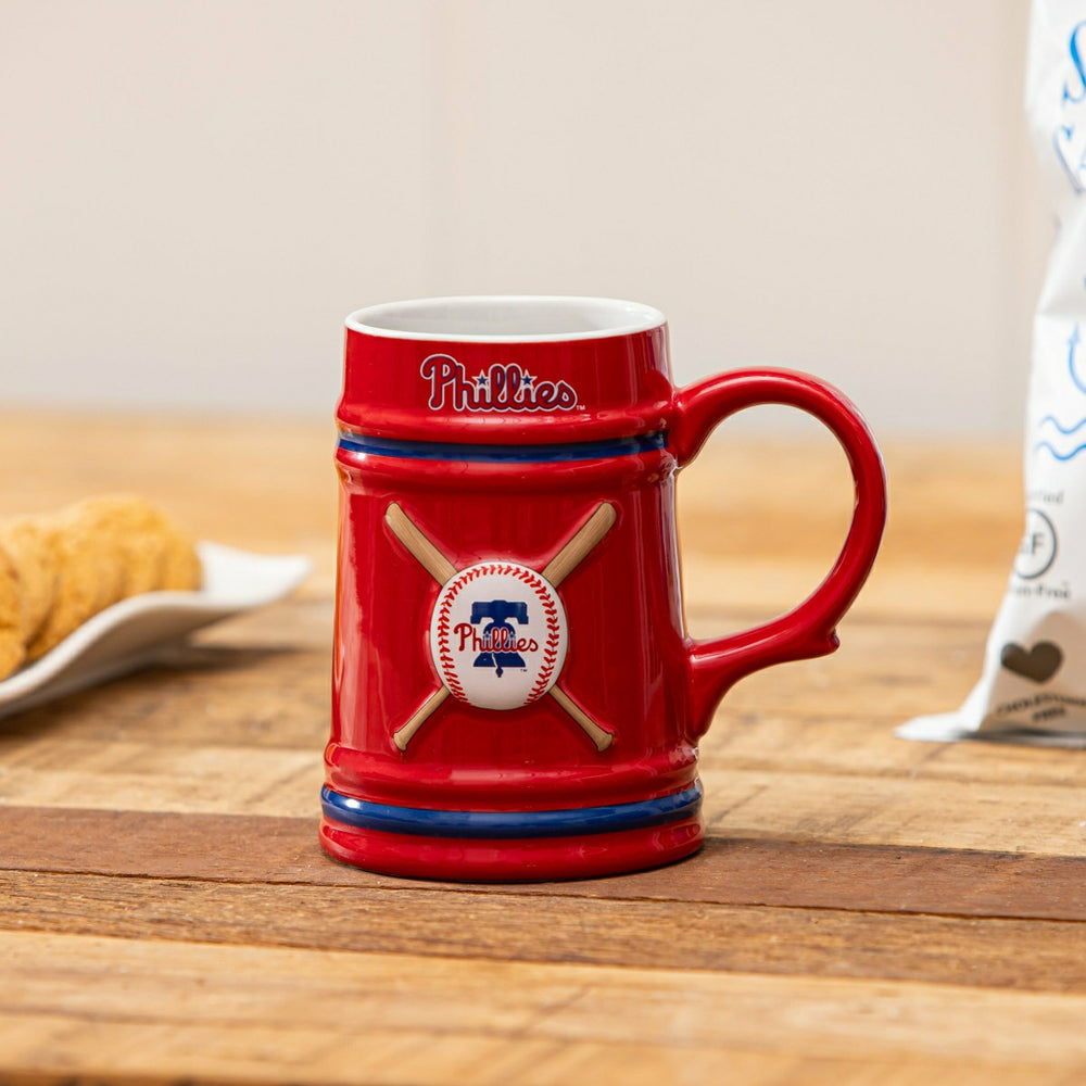 Philadelphia Phillies Ceramic Stein Cup, 24oz - MLB Home