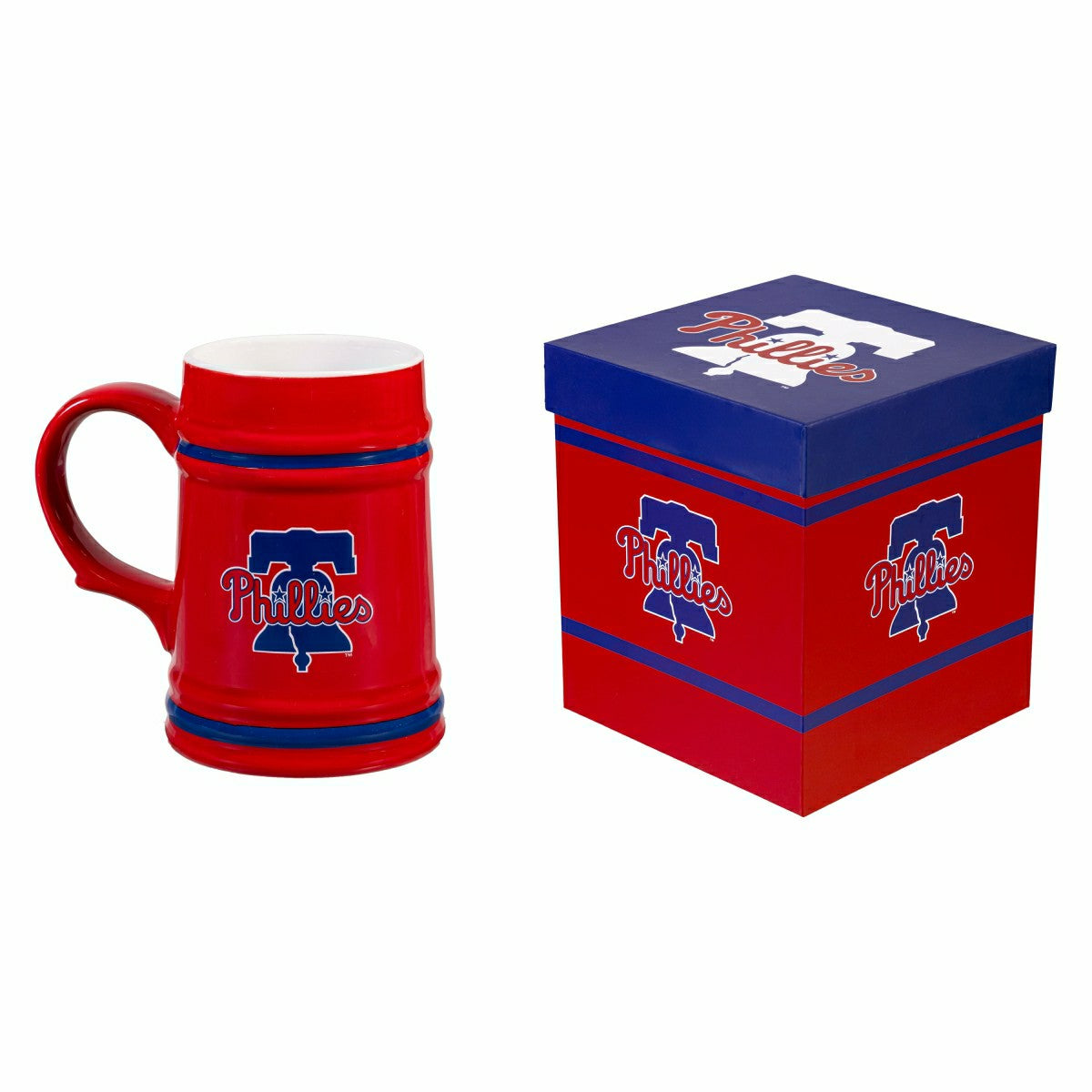 Philadelphia Phillies Ceramic Stein Cup, 24oz - MLB Home