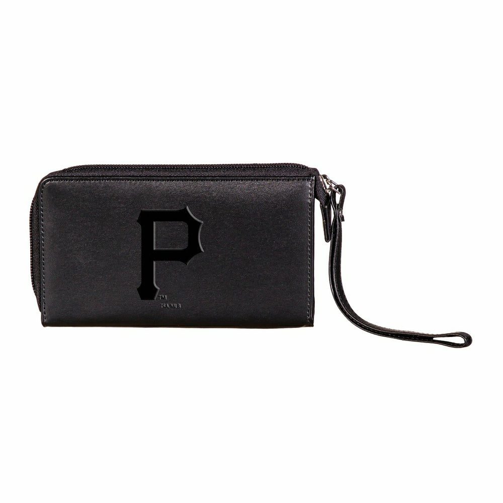 Pittsburgh Pirates Wristlet Wallet Black - MLB Home