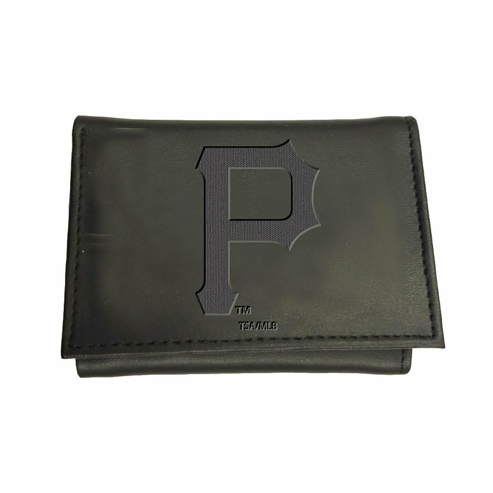 Pittsburgh Pirates Tri-Fold Wallet Black - MLB Home