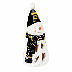 Pittsburgh Pirates Snowman LED Statuary, 8" - MLB Home