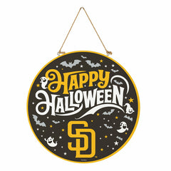San Diego Padres Halloween Round Door Décor with Hanging Rope, 18x18 - MLB Home
