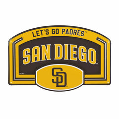 San Diego Padres USA Embossed Steel Wall Sign, 11" x 17" - MLB Home