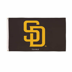 San Diego Padres Single Sided Flag w/ 2 Grommets, 3'x5' - MLB Home