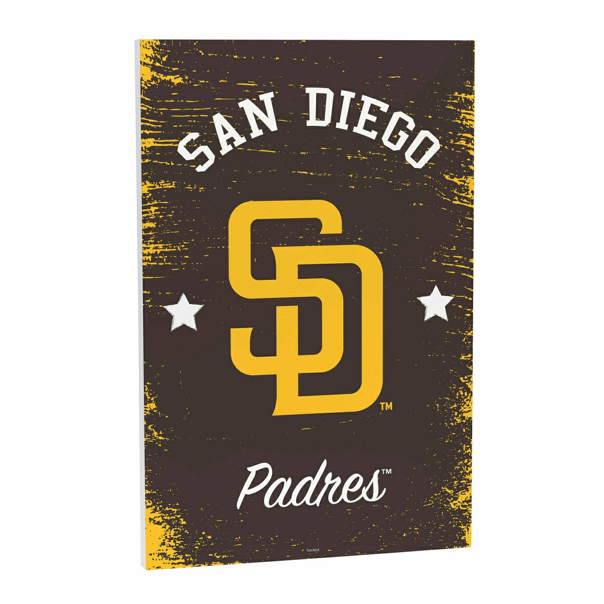 San Diego Padres Wood Wall Sign, 16x24 - MLB Home
