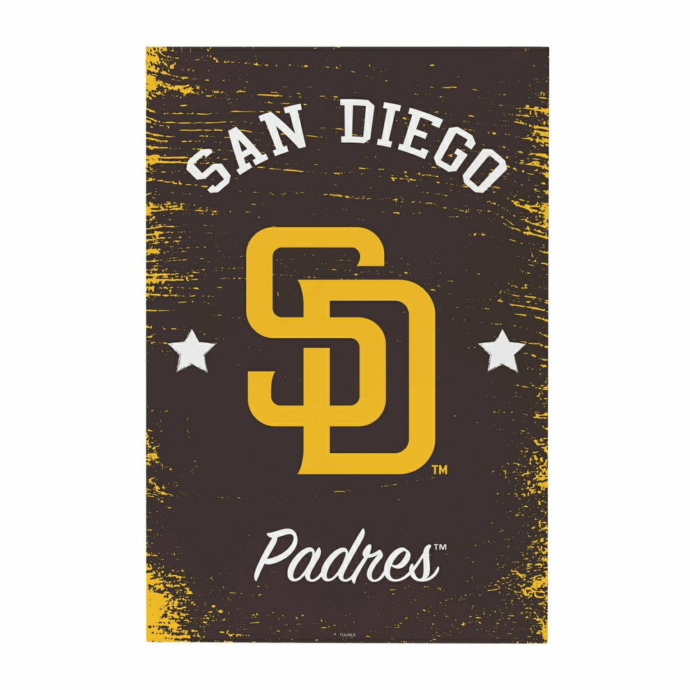 San Diego Padres Wood Wall Sign, 16x24 - MLB Home
