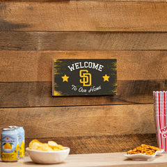San Diego Padres Wood Wall Sign, 6x11 - MLB Home