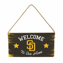 San Diego Padres Wood Wall Sign, 6x11 - MLB Home