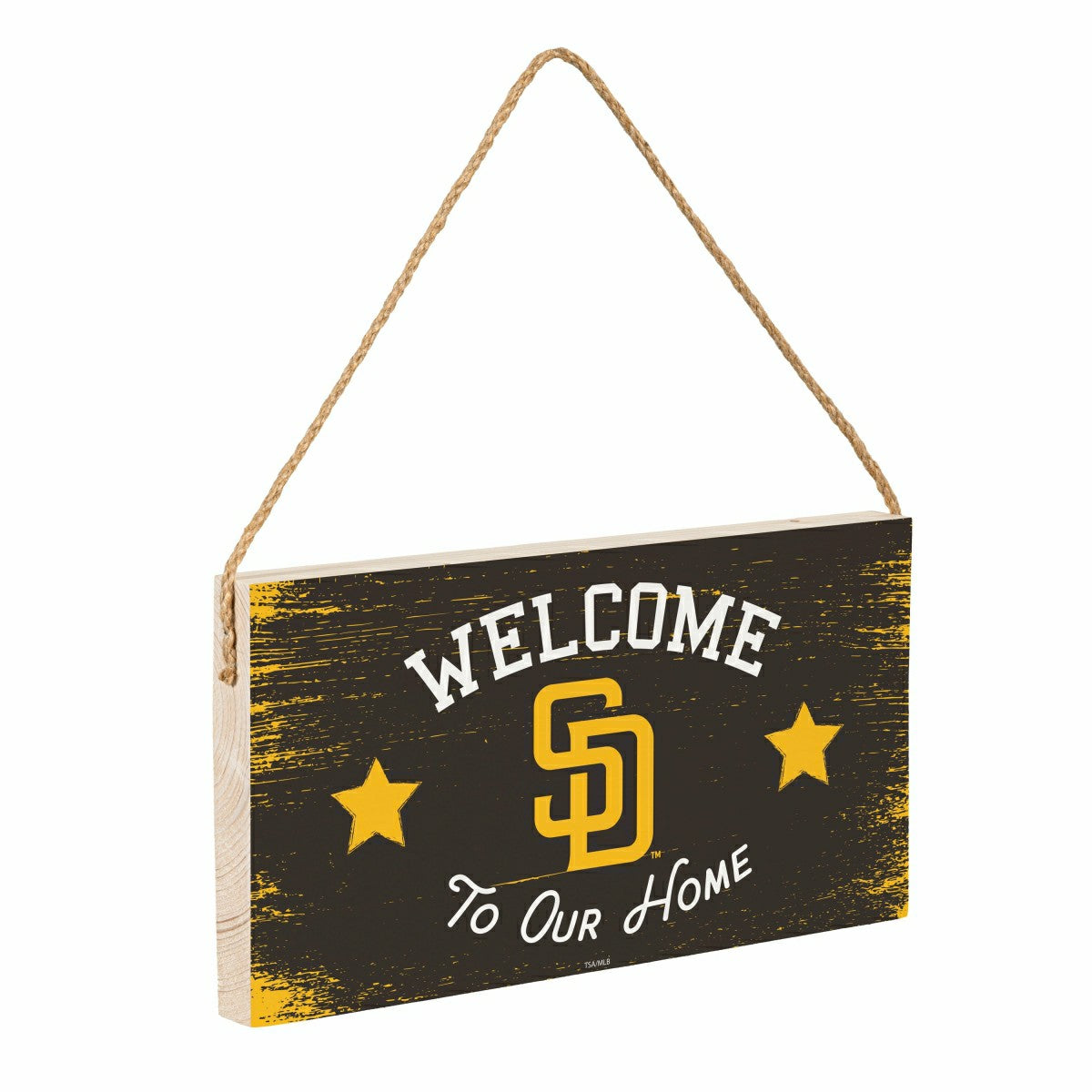 San Diego Padres Wood Wall Sign, 6x11 - MLB Home