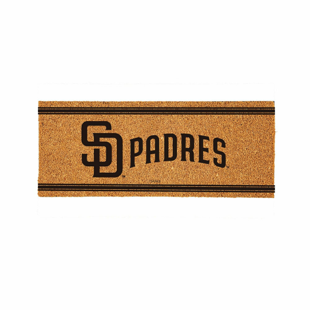 San Diego Padres Extra Large One Color Coir Mat, 60"x24" - MLB